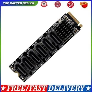 M2 M-EKY PCIE3.0 zu SATA6G PCIE Riser Adapterkarte für Festplattenunterstützung - Photo 1/12