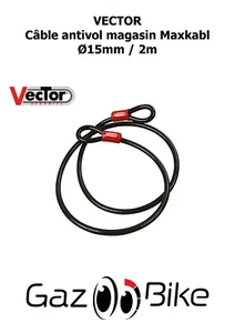 Cable Lock Scooter / MP3 / MAXI Scooter Vector Maxkabel - Ø15mm / 2m - Picture 1 of 1