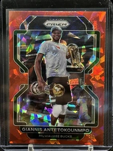 Giannis Antetokounmpo 2021 Panini Prizm #1 Red Ice Prizm - Bild 1 von 10