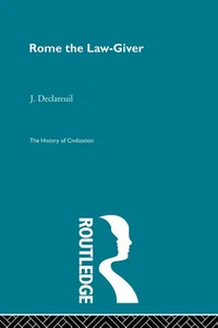 Rome, The Law-Giver by J. Declareuil (History of Civilization) As New Pb. - Picture 1 of 1