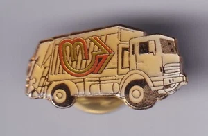 RARE PINS PIN'S .. ENTREPRISE VOIRIE POUBELLE EBOUEUR CAMION TRUCK REGION M ~FO - Picture 1 of 1