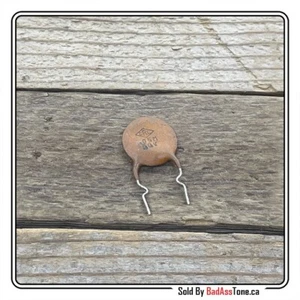 .05uf 50V CLR NOS Vintage Circle D - ''Condensatore a disco in ceramica'' 1960 Made in USA - Foto 1 di 2