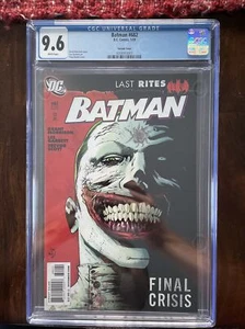 Batman 682 CGC 9.6 Variant Joker Cover, 2009, Grant Morrison, Tony Daniel - Picture 1 of 4