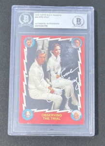ERIN GRAY SIGNED 1979 TOPPS #34 BUCK ROGERS CARD WILMA DEERING BECKETT BAS BGS - Bild 1 von 2
