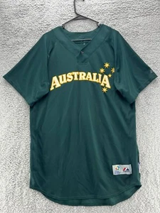 Majestic Australia World Baseball Classic Jersey 2013 WBC Authentic Mens 46 NEW - Picture 1 of 12