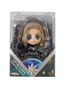 Captain Marvel Hot Toys Starforce Version Cosbaby (s) COSB543 Bobble-Head - NEW! - Picture 1 of 7