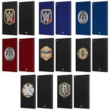 OFFICIAL WWE TITLE BELTS LEATHER BOOK WALLET CASE FOR AMAZON FIRE