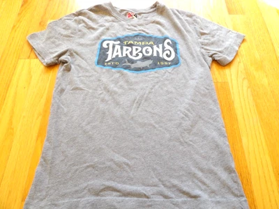 NEW ERA MILB MINOR LEAGUE BASEBALL TAMPA TARPONS GRAY T-SHIRT SIZE S YANKEES - Image 1 of 4