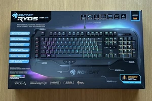 Roccat Ryos MK FX RGB Gaming Tastatur Brown Switches in OVP, unbenutzt - Bild 1 von 4