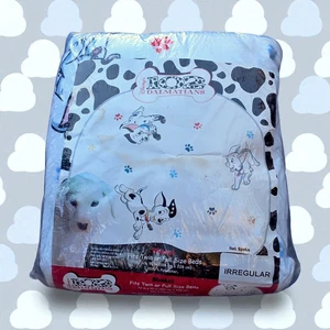 Vintage Disney 102 DALMATIANS Hot Spots Blanket 72" X 90" Springs Bed Fashion - Picture 1 of 5
