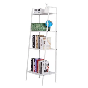 New Ladder Shelf Bookcase Storage Rack Bookshelf Plant Stand Display Metal Shelf - Picture 1 of 17