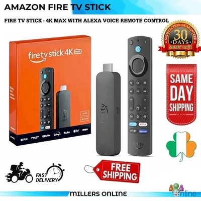 Amazon Fire TV Stick 4K Max (Wi-Fi 6E) | Ultra HD Streaming Device |Alexa Remote - Image 1 of 4