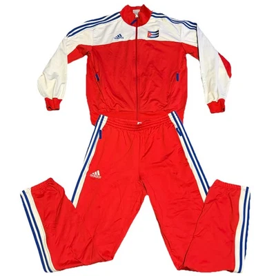 Traje de Pista de Fútbol Adidas Cuba Años 90 De Colección Fútbol Nacional Para Hombre (Ambos Talla M) Foto 1 de 4