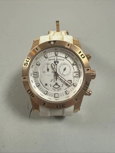 Swiss Legend #10164 Everest Copper Colored & White Rubber 46 mm Not Working - Picture 1 of 4