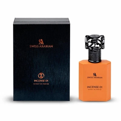 ÁRABE SUÍÇO | INCENSO 01 | PERFUME | 50ML | NOVO EM FOLHA | 100% ORIGINAL - Imagem 1 de 3