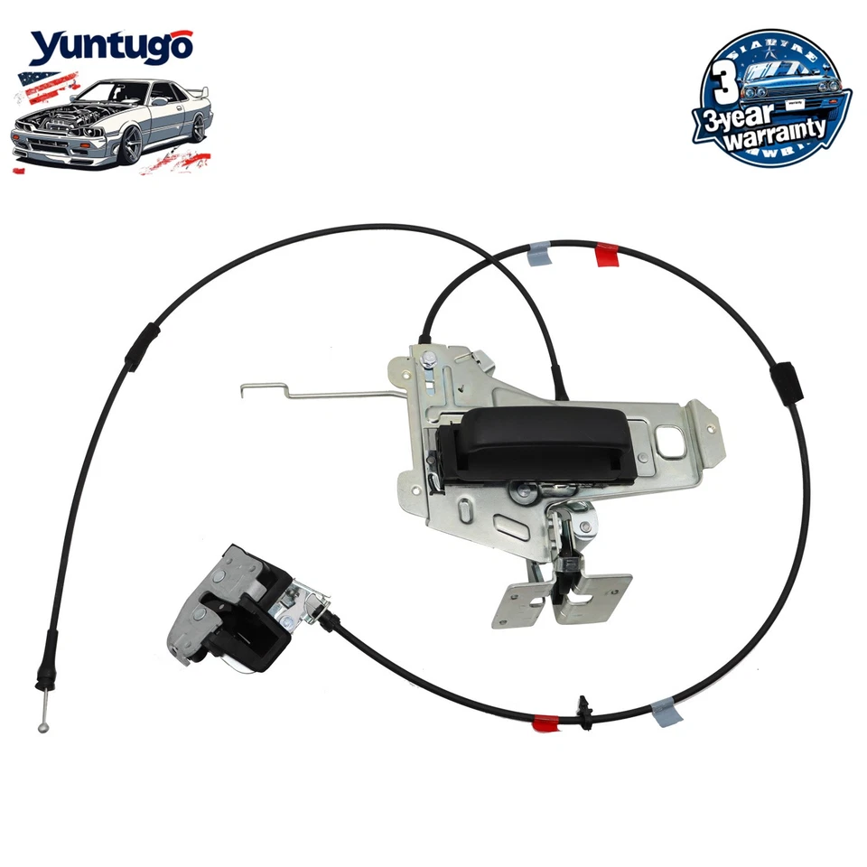 Right Sliding Door Latch Assembly W/cable Fit For 1992-2019 Ford E150 E350 E250 Foto 1 de 4