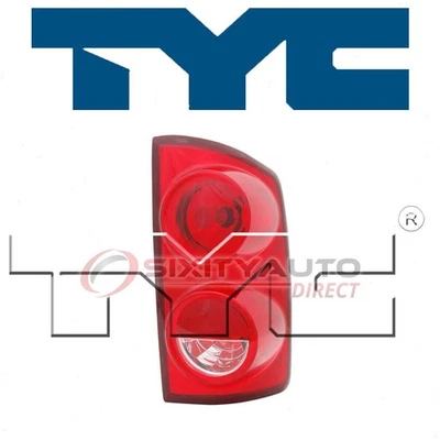 TYC Left Tail Light Assembly for 2007-2009 Dodge Ram 3500 Electrical wc Foto 1 de 4