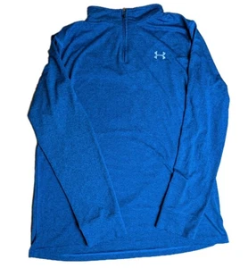 Under Armour Suelto 1/4 Cremallera Manga Larga Heatgear Azul Oscuro - Para Hombre XL - Imagen 1 de 8