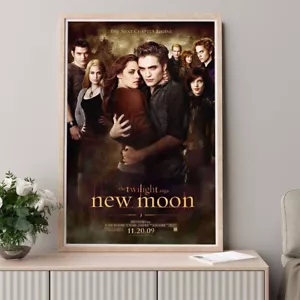 The Twilight Saga New Moon 2009 Movie Poster Wall Decor Art Print Canvas Poster - Picture 1 of 5