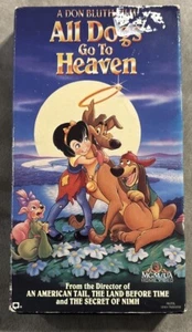 All Dogs Go to Heaven (VHS, 1994, Slipsleeve) animierte Familie Kinder OOP HTF selten - Bild 1 von 5