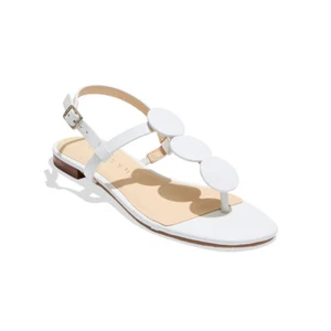 Jack Rogers Women's Worth Thong Toe Sandals | White | 11 M - Picture 1 of 5