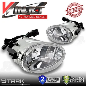 Fits 1998-1999 Accent Fog Lights Replacement Clear Lens Lamps - PAIR - Bild 1 von 3