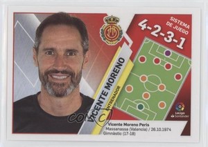 2019 Colecciones Este Liga Stickers 2018-19 Escudos/Entrenardores Vicente Moreno