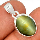 Natural Cat's Eye 925 Sterling Silver Pendant Jewelry CP35408