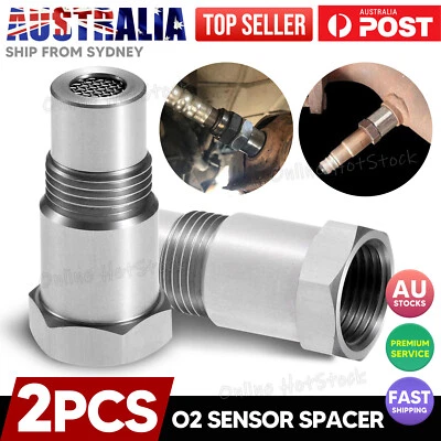 2X Oxygen O2 Sensor Spacer Adapter Catalytic Converter Fix Check Engine Light - image 1 of 4