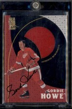 1998-99 Be A Player All-Star Legend Gordie Howe #GH1 G.Howe Game Jersey Auto