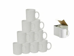 3A Sublimation Mugs 48-6 pcs Blank White 11oz ORCA Double Coated Heat Press - Picture 1 of 1
