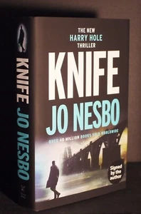 * Signed Copy As New * Knife By Jo Nesbo (Harry Hole Thriller) 1st/1st 2019 - Imagen 1 de 6