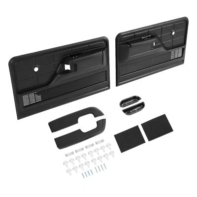 Interior Door Panel & Door Handle Kit For Ford F-Series Bronco Truck 1973-1979 - Image 1 of 4