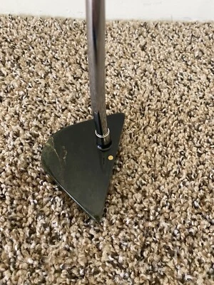 罕见大理石头推杆高尔夫球杆皮革握把上好右手 35 英寸 — 第 1/4 张图片