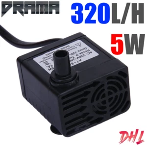 AC 320L/H 220V-240V Mini Aquarium Pumpe Wasserpumpe Teichpumpe Teich - Bild 1 von 6