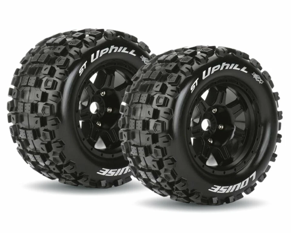 LOUISE MFT ST 3.8 Uphill Reifen 1/8 auf Felge Monster Truck LOUT3326B E-Revo VXL - Bild 1 von 1