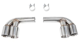 Silenziatore Elimina Bypass Scarico Coppa Tubi Uscita Auto per PORSCHE 997 911 PSR9Line - Foto 1 di 10