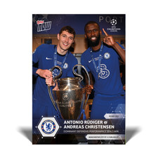 Topps Now UCL 20/21 - Card 086 - Antonio Rüdiger + Andreas Christensen - Chelsea