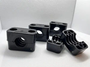 RHC19-19mm Plastic (Polypropylene) Clamps for Amateur Radio Antenna Elements, Se - Zdjęcie 1 z 5