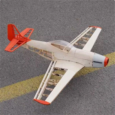 Upgraded RC Plane Laser Cut Balsa Wood Airplane P51 1000mm Model Kit Wingspan - Image 1 of 4