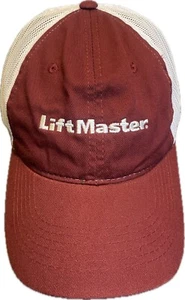 Lift master Maroon And White Hat Strap back Adjustable Platinum Series - Picture 1 of 10
