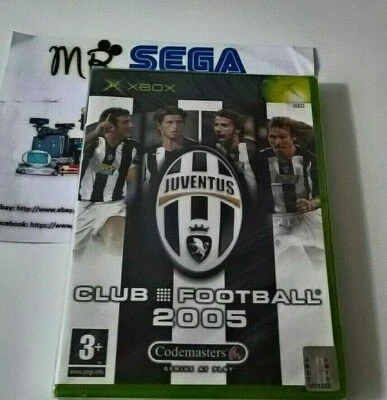 JUVENTUS CLUB FOOTBALL 2005 for XBOX VERY RARE AND HARD TO FIND UK VERSION - Image 1 of 2