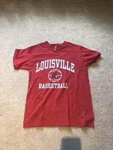 Mens Louisville University Basketball Red T-shirt Size L Large Cardinals - Bild 1 von 5