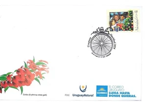 #35103C URUGUAY 2024 CHRISTMAS ,RELIGION,PAINTING  FDC - Picture 1 of 1
