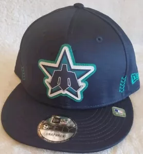 Seattle Mariners New Era 9Fifty 2024 Clubhouse Star Logo Navy & Teal Snapback ๐ฅ - Picture 1 of 10