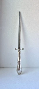 Afilador de cuchillos de plata 830 antiguo raro - Dragstedt Made in Danmark - Imagen 1 de 6