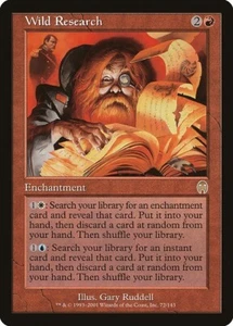 MTG Apocalypse --- WILD RESEARCH --- RARE! NM! Magic the Gathering! - Picture 1 of 3
