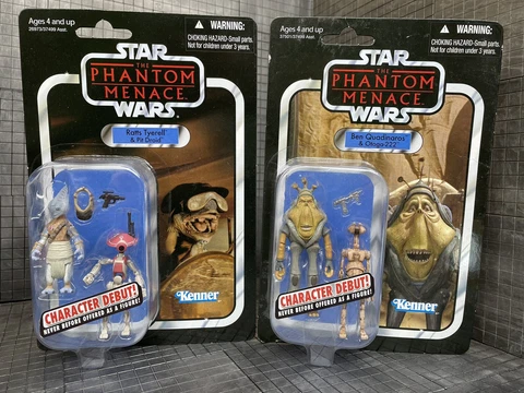 Star Wars The Vintage Collection Ratts Tyerell & Pit Droid & Ben Quadinaros Lot Cover