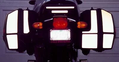 Kit de cinta reflectante negra bolsa lateral para BMW R1100GS R1150GS R1150R Foto 1 de 2