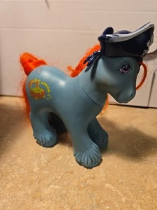 Vintage 1988 My Little Pony MLP G1 Big Brother Ponies “Barnacle” With Hat - Picture 1 of 12